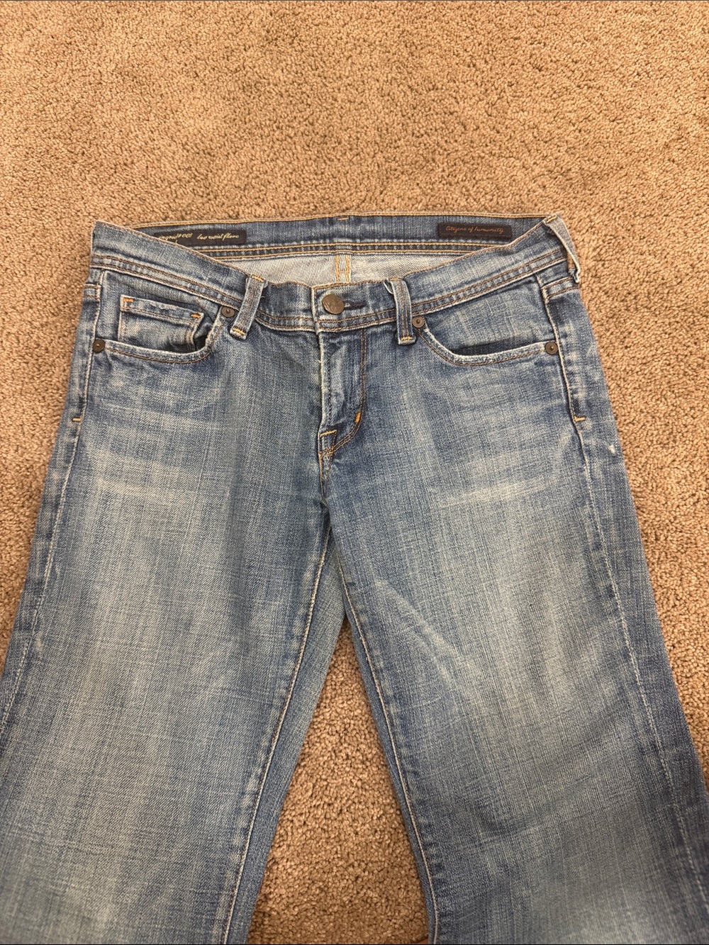 Citizens Of Humanity Light Blue Flare Jeans - Picture 2 of 7